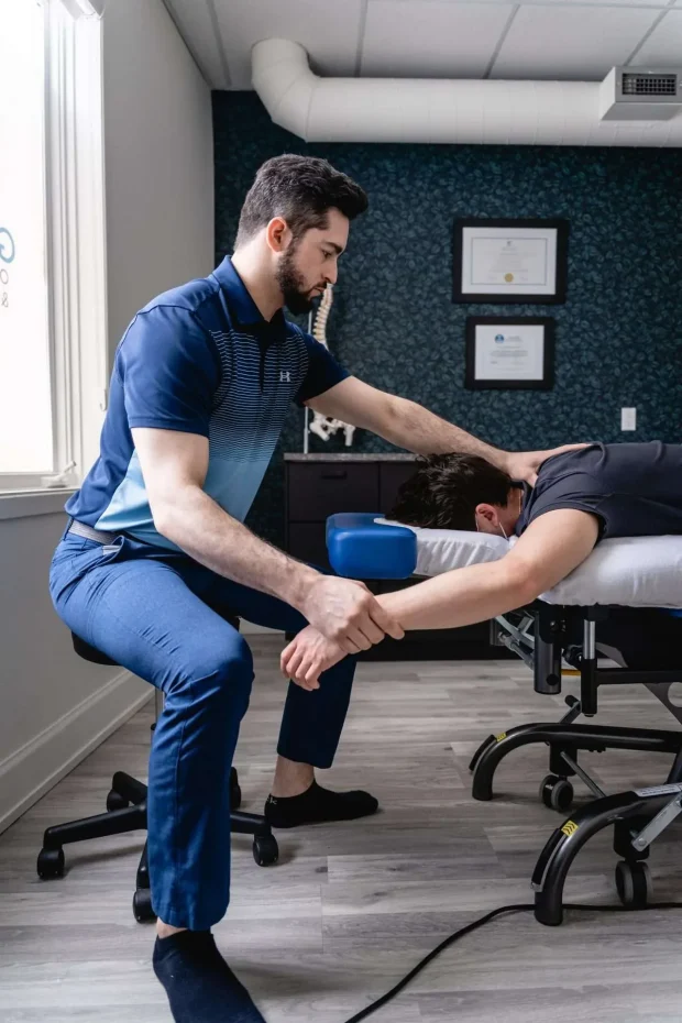Clinic treatment room at Glebe Osteopathy and Wellness